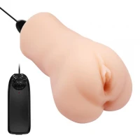 Реалістична вагіна з вібрацією CRAZY BULL - Realistic Pocket Pussy — фото 5
