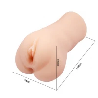Реалістична вагіна з вібрацією CRAZY BULL - Realistic Pocket Pussy — фото 7