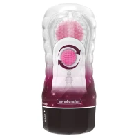 Прозорий мастурбатор вагіна PRETTY LOVE VACUUM CUP MASTURBATOR Black Hole ABS TPR — фото 6