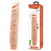 Фаллоимитатор-вибратор BAILE Jack, реалистичный, с венами, телесный, 25,5 см