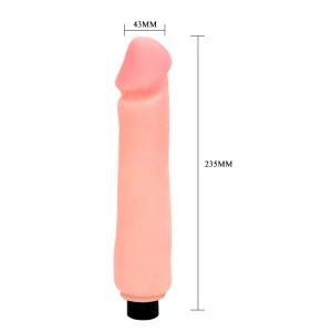 Гибкий вибратор BAILE Flexible Vibrator, телесный, 24 см