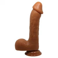 Фалоімітатор Baile Johnson Suction Base, коричневий