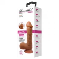 Фалоімітатор Baile Johnson Suction Base, коричневий — фото 5