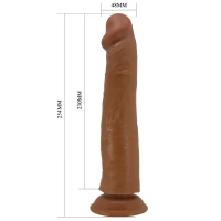 Фалоімітатор PRETTY LOVE -SHARIFE 10(254mm) Sliding Skin Series TPR, Suction base Bendable — фото 3