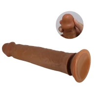 Фалоімітатор PRETTY LOVE -SHARIFE 10(254mm) Sliding Skin Series TPR, Suction base Bendable — фото 4