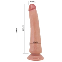 Фалоімітатор PRETTY LOVE TIEMEYER 9.8(250mm) Sliding Skin Series TPR, Suction base Bendable — фото 3