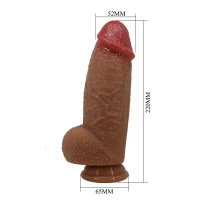 Фалоімітатор PRETTY LOVE - Achille, Silicone, Waterproof — фото 6