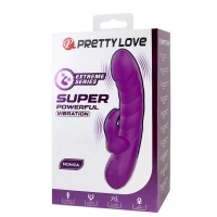 Вибратор на присоске PRETTY LOVE Stellan Wand Massager, с толчковыми движениями и ротацией, 23 см — фото 10