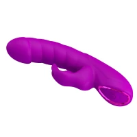 Вибратор на присоске PRETTY LOVE Stellan Wand Massager, с толчковыми движениями и ротацией, 23 см — фото 5