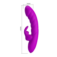 Вибратор на присоске PRETTY LOVE Stellan Wand Massager, с толчковыми движениями и ротацией, 23 см — фото 7