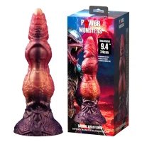 Фалоімітатор Power Monsters Savage Beastlord – 24 cm Rippled Monster Silicone Dildo