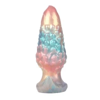 Анальний розширювач Power Monsters Ebon Leviathan – 18 cm Rippled Monster Silicone Dildo — фото 4