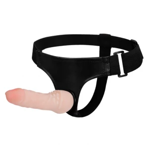 Страпон BAILE Ultra CyberSkin Penis, тілесний, 17 см