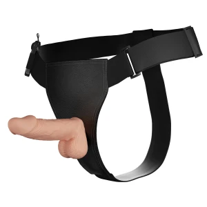 Страпон з вібрацією PRETTY LOVE Ultra Passionate Harness, 7,6