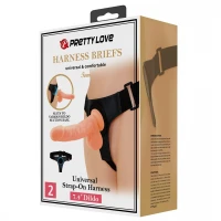 Страпон ON PRETTY LOVE HARNESS BRIEFS TOM