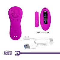 Вібростимулятор PRETTY LOVE ZICO, Wireless remote control Memory function 10 vibration functions — фото 3