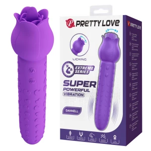 Вібратор-кролик PRETTY LOVE All Rounder Dual-Action, силіконовий, фіолетовий