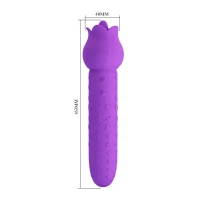 Вібратор-кролик PRETTY LOVE All Rounder Dual-Action, силіконовий, фіолетовий — фото 9