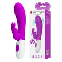 Вібратор Pretty Love Naughty Bunny, рожевий