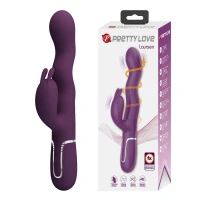 Вібратор PRETTY LOVE Laursen Dark Purple Waving &amp; Vibrating Rabbit