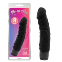 Реалистичный фаллоимитатор M-Mello Thick Realistic Dildo, черный, 20 см
