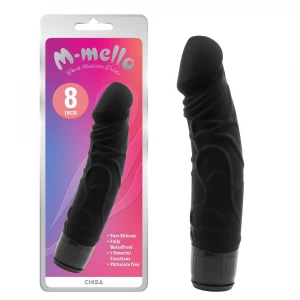 Реалистичный фаллоимитатор M-Mello Thick Realistic Dildo, черный, 20 см