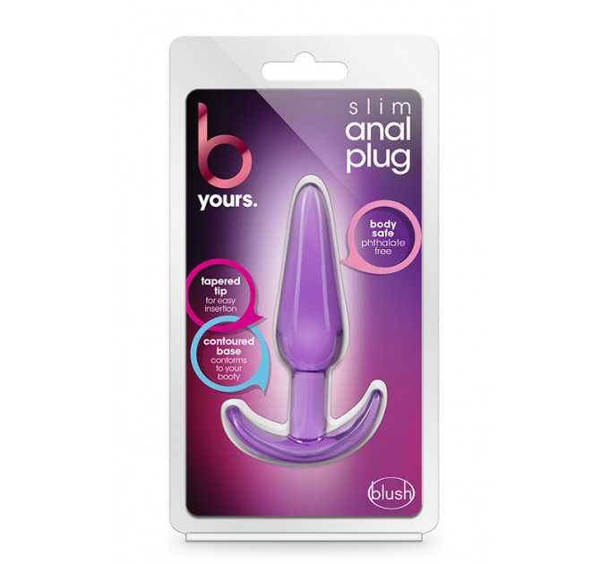 T331510 Анальный плаг B YOURS SLIM ANAL PLUG PURPLE