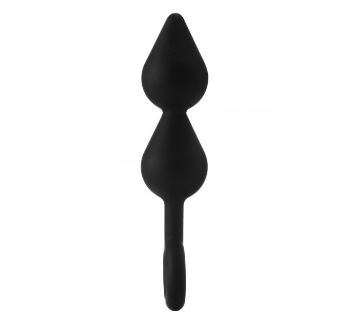 Анальна пробка з кільцем подвійна Dream Toys FANTASSTIC XL