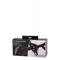 DT51128 Страпон женский с пультом управления Seven Creations DILDO STRAP-ON BLACK