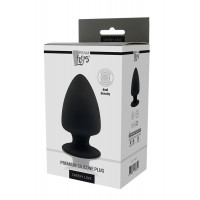 Термоактивна анальна пробка PREMIUM SILICONE PLUG L BLACK