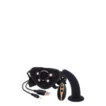 DT51128 Страпон женский с пультом управления Seven Creations DILDO STRAP-ON BLACK