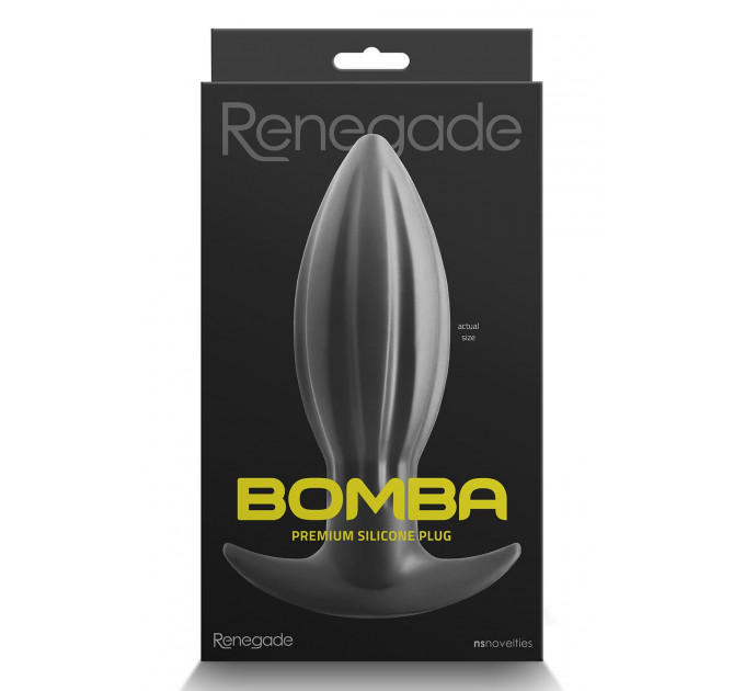 Анальная пробка NS Novelties RENEGADE BOMBA BLACK SMALL