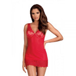 Боді 853-CHE-3 chemise thong red S / M