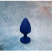 Анальная пробка с камнем Loveshop Blue Diamond