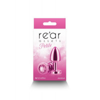 Анальная пробка с камнем – Petite – Розовый