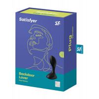 Анальная пробка с вибрацией Satisfyer Backdoor Lover, черный
