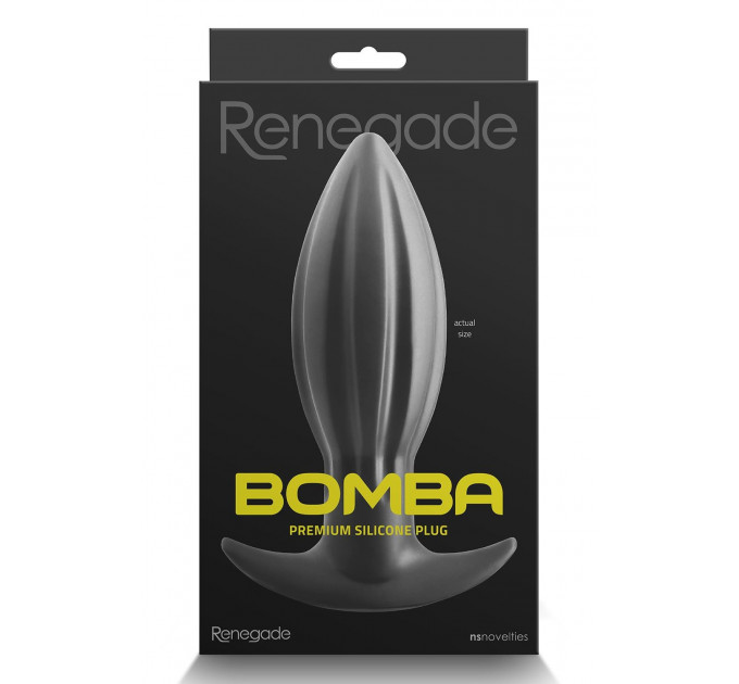 Анальная пробка NS Novelties RENEGADE BOMBA BLACK SMALL