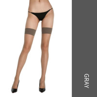 Чулки для БДСМ ультратонкие UPKO Tearable серые, One Size