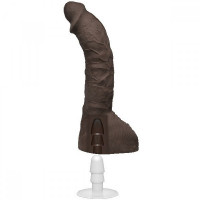 Фалоімітатор гігант Doc Johnson Prince Yahshua Ultraskyn 10.5" Cock - Chocolate