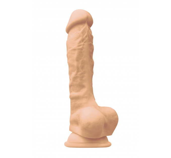 Фаллоимитатор силикон NS Novelties COLOURS PLEASURES 7'' DILDO WHITE