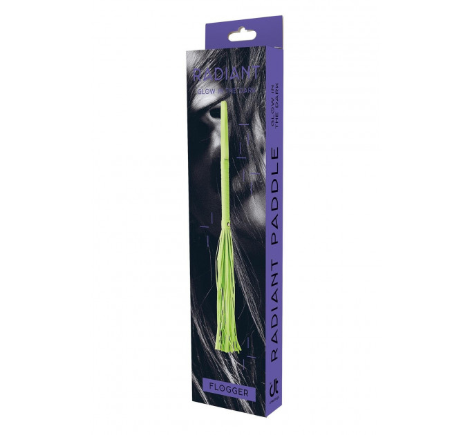 Флоггер люминесцентный Dream Toys Radiant Glow In The Dark искусственная кожа, зеленый
