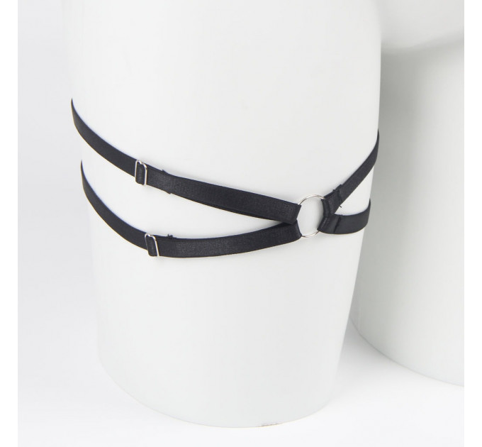 Комплект білизни з ліфом-бантом Star Night, чорний, XS-S