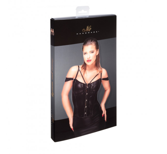 Корсет з гіпюром F159 Noir Handmade M