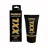 Крем эрекционный увеличивающий объем HOT PRORINO XXL Cream for men - gold edition 50 ml