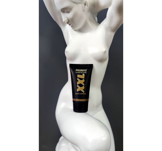 Крем эрекционный увеличивающий объем HOT PRORINO XXL Cream for men - gold edition 50 ml