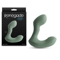 Массажер простаты NS Novelties Renegade Outlaw зеленый, 12 см