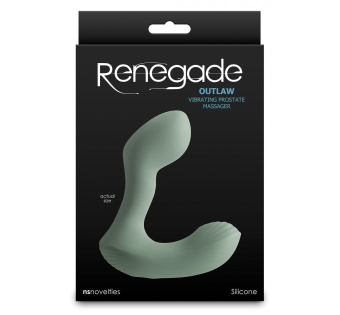 Масажер простати NS Novelties Renegade Outlaw зелений, 12 см