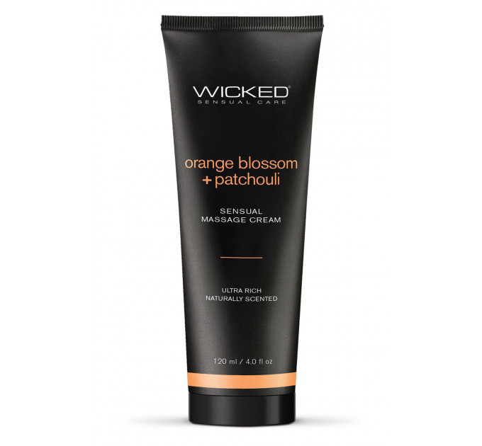 МАССАЖНЫЙ КРЕМ WICKED SENSUAL 120 МЛ С АРОМАТОМ АПЕЛЬСИНОВОГО ЦВЕТКА И ПАЧУЛИ