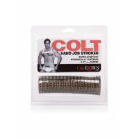 Мастурбатор нереалистичный, с усиками COLT черный, 14 х 3.7 см