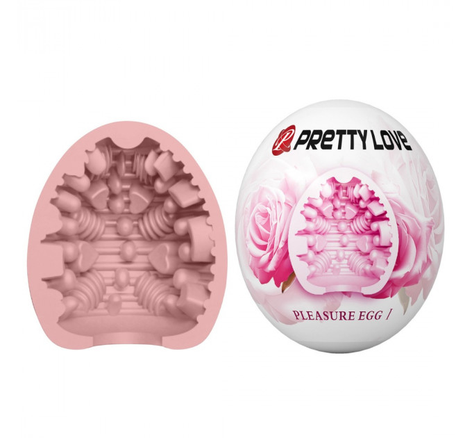 Мастурбатор яйце PRETTY LOVE Pleasure Egg, рожеве